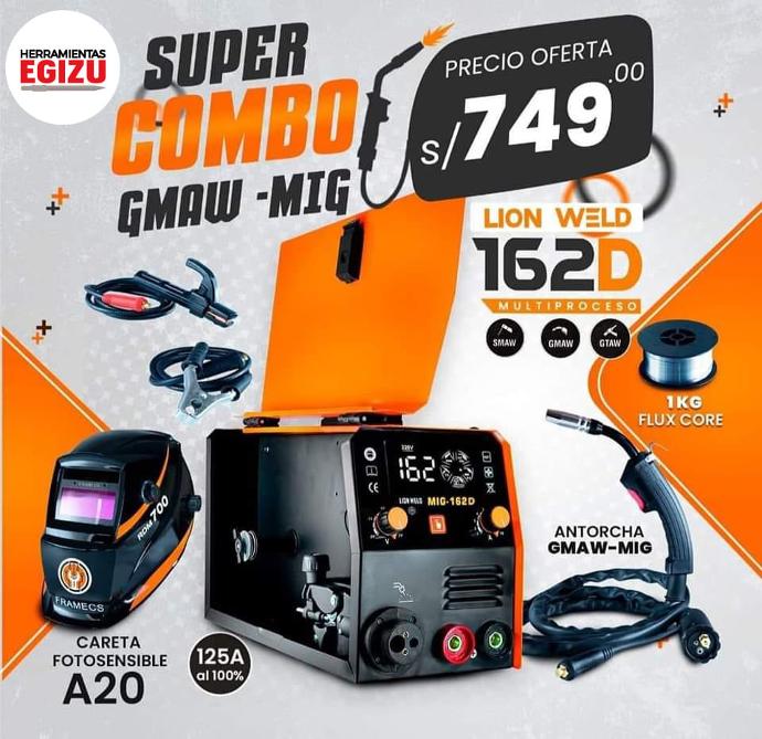 Maquina de soldar  Mig multiprocesos - Lion Weld
