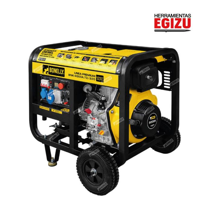 GENERADOR PETROLERO  BNK-9000A  6KW - BONELLY INDUSTRIAL