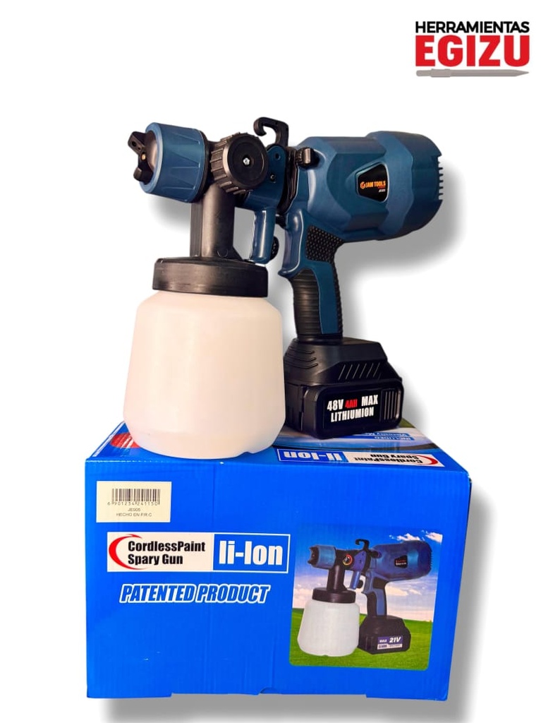 PISTOLA DE PINTAR A BATERIA 48V - JAM TOOLS GERMANY