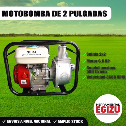 MOTOBOMBA DE 2 PULGADAS - NERA