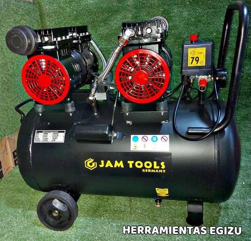 Comprensora de 50 LT con 2 motores (Negro) - Jam Tools