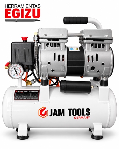 Comprensora silenciosa de 9 LT Jam Tools