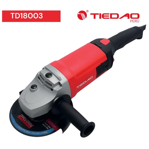 Amoladora de 7" 2400 W industrial - Tiedao