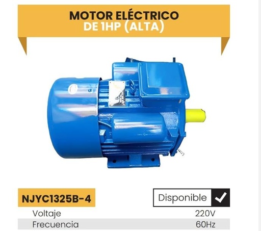 MOTOR ELECTRICO DE 1 HP EN ALTA