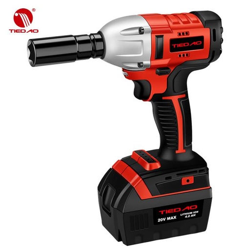 Pistola de impacto 1/2 de 20v Max inalambrico 4.0 Ah Industrial - Tiedao